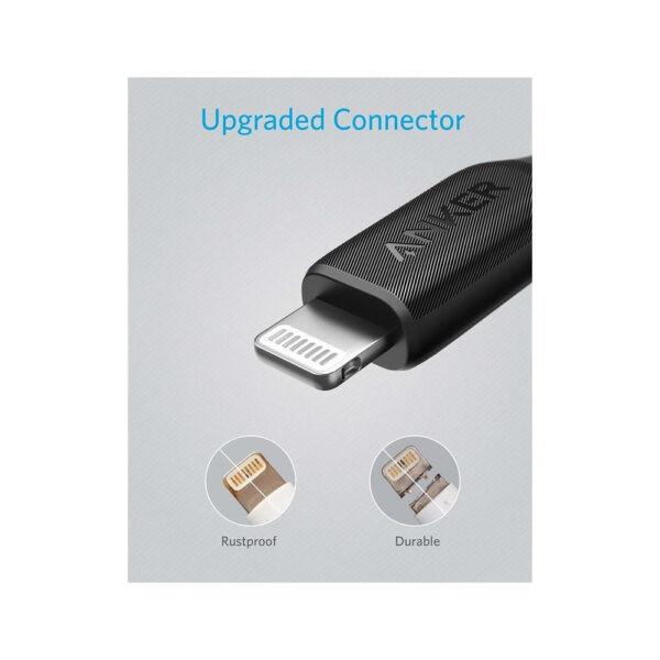 کابل USB به لایتنینگ انکر مدل A8812 به طول 90 سانتیمتر